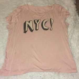 Pink tee